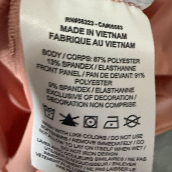 Nike Golf Tour Performance Dri-Fit Polo Shirt L Peach Mickey Mouse Disney READ - Picture 10 of 12